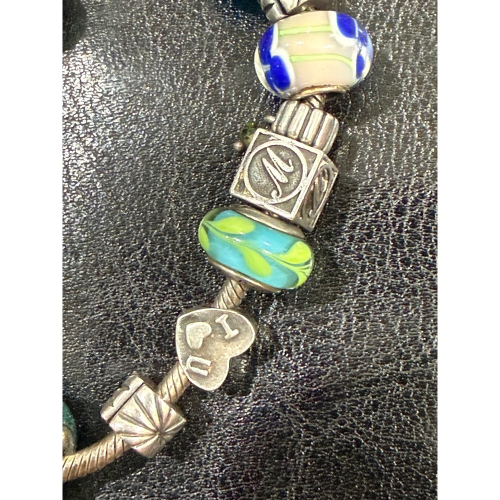 Pandora Sterling Silver 17 Disney Charm Bracelet Mickey Carriage Castle Mom 925 - Picture 6 of 7